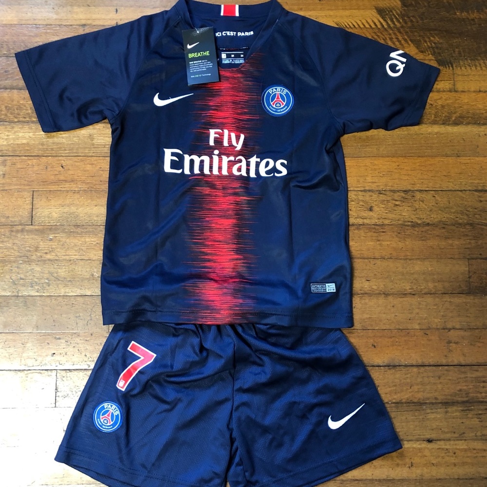Mbappé uniform #7 Paris Saint-Germain/Ligue 1 PSG
